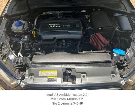 AUDI A3 2.0 TFSI SEDAN AMBITION 16V GASOLINA 4P S-TRONIC AUDI A3 2.0 TFSI SEDAN AMBITION 16V GASOLINA 4P S-TRONIC